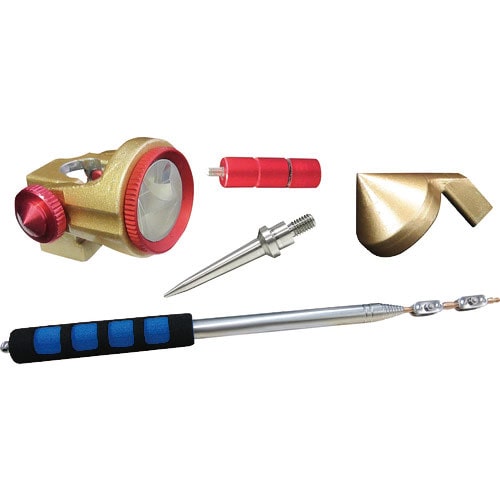 ＳＴＳ　セオドライト　マイクロプリズム０．７インチ　チルト＆伸縮棒フルセット　ＭＣＰ－０．７Ｓ＆ＲＡ＿