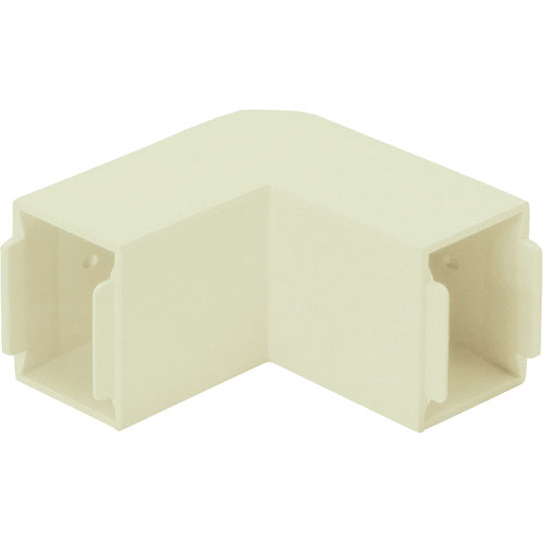 マサル　エムケーダクト付属品　内外マガリ　０号　クリーム＿