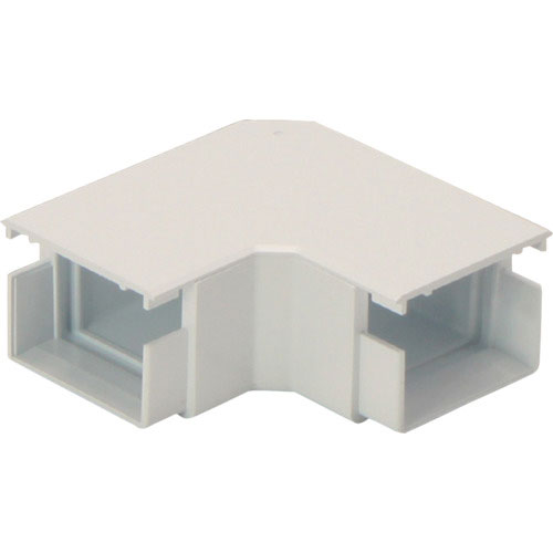 マサル　エムケーダクト付属品　平面マガリ　２号　クリーム＿