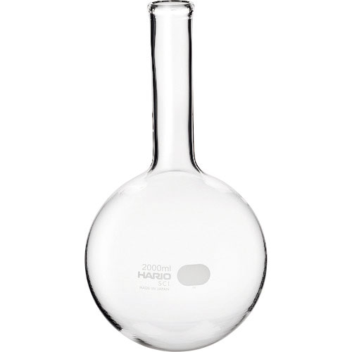 ＨＡＲＩＯ　丸底フラスコ　２０００ｍｌ＿
