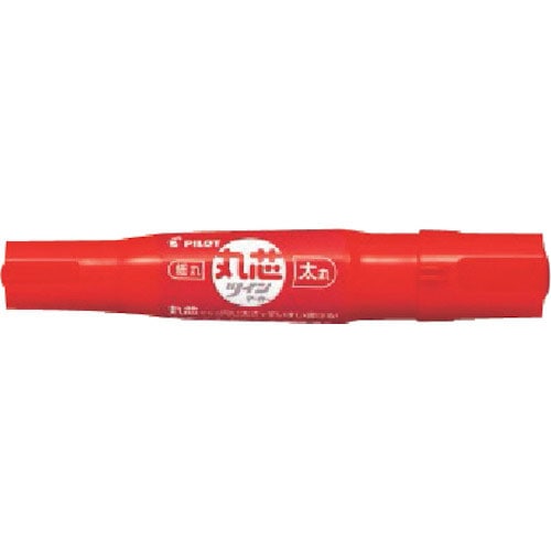 パイロット　油性マーカー　丸芯ツインマーカー　細・太　レッド＿