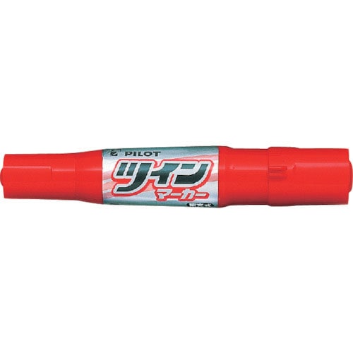 パイロット　油性マーカー　ツインマーカー　細・太　レッド＿