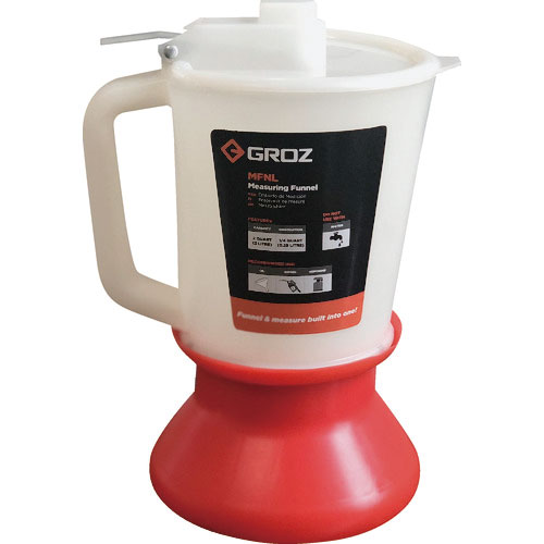 ＧＲＯＺ　測り付漏斗（オイラー）ベース、ダストキャップ付き＿