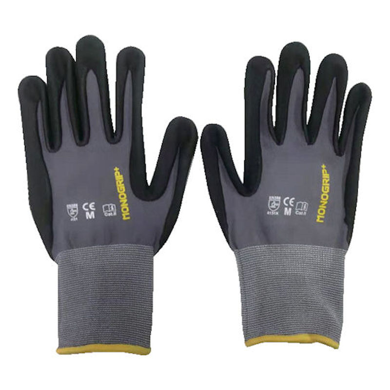Ｋ－ＷＯＲＫ　すべり止め背抜き手袋　モノグリッププラス　Ｍ＿