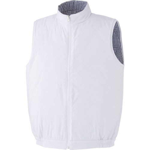 ミドリ安全　食品工場用防寒ベスト　リバーシブル　Ｍ＿