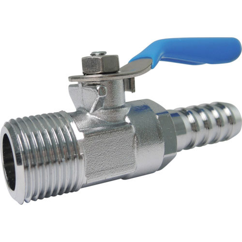 ＴＲＵＳＣＯ　ミニボールバルブ　ホースニップル型　Ｒ３／８×９ｍｍ＿