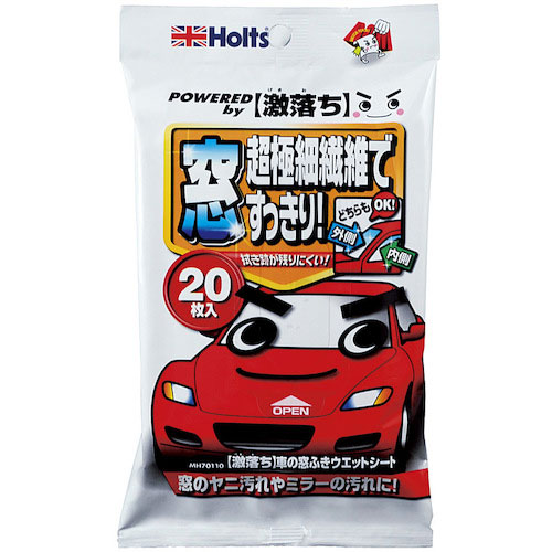 ホルツ　激落ち　車の窓ふきウェットシート　ＭＨ７０１１０