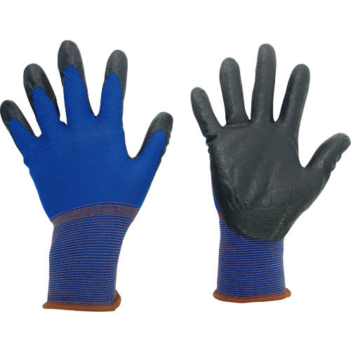 ミドリ安全　薄手ニトリルコーティング背抜き手袋　ＳＳ＿