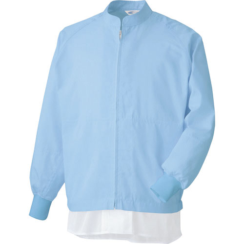 ミドリ安全　異物混入防止長袖ブルゾン　ブルー　Ｌ＿