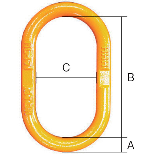 ＨＨＨ　鍛造製親環マスターリンク　２ｔ＿