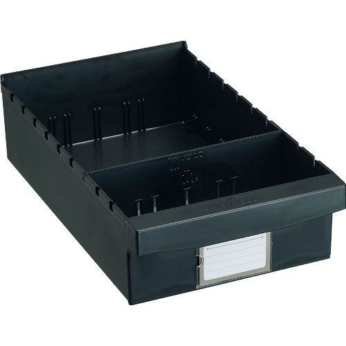 ＴＲＵＳＣＯ　パーツケース　ＷＵＷ型　バンラックケースＬ型引出　導電タイプ　内寸２４２×４０７×Ｈ１＿