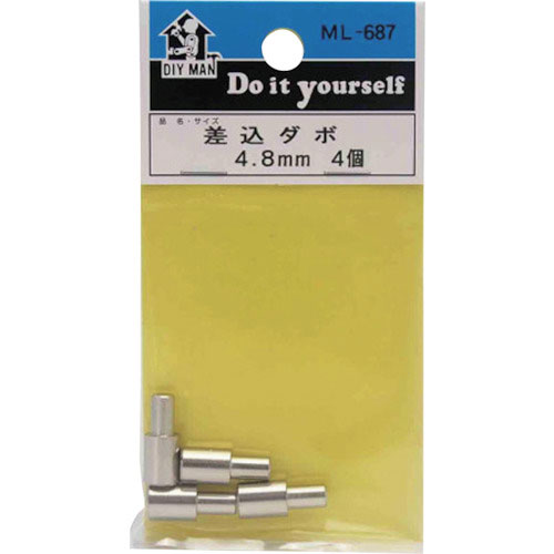 ＷＡＫＩ　差込ダボ　４．８Ｘ８．０　　　　　＿