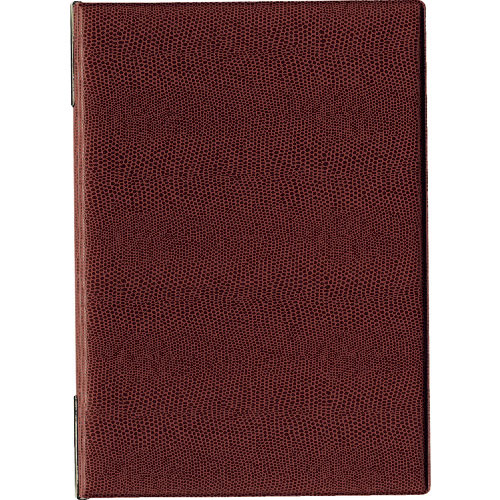 ＯＰ　メニューファイル　レザー調　Ｂ５　４頁　茶＿