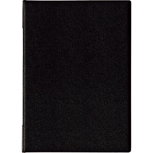 ＯＰ　メニューファイル　レザー調　Ａ４　６頁　黒＿