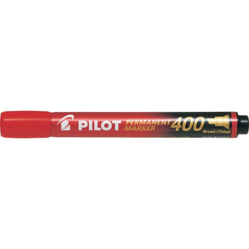 パイロット　油性マーカー　パーマネントマーカー４００　レッド　平芯＿