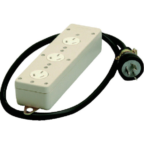 明工　３コ口タップ３Ｐコード１ｍ＿