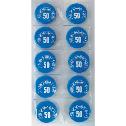 ミツヤ　カラーマグネット丸型＃５０　青　　　　　＿