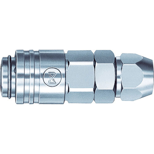 日東　スモールカプラソケット　相手側取付サイズポリアミドホースΦ４×Φ６（６６３２１）＿