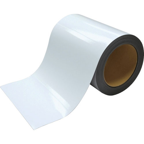 マグエックス　マグネットロールカラー　白　厚０．８×２００×１０Ｍ巻＿