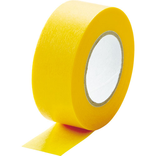 ＴＲＵＳＣＯ　建築塗装用マスキングテープ　幅２０ｍｍ長さ１８ｍ　６巻入　イエロー＿