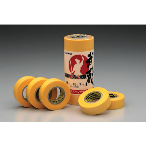 カモ井　和紙マスキングテープ　武蔵　２０ｍｍ幅　６巻入り＿
