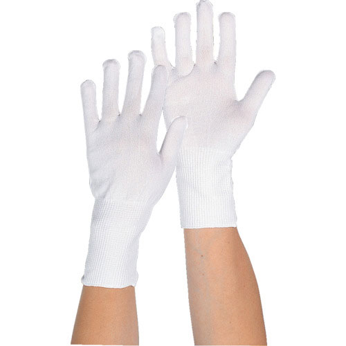マックス　クリーン用インナー手袋１５ゲージ（ロング）M　（１０双入）＿