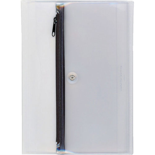 ダイゴー　ｉｓｓｈｏｎｉ．ペンケース付ノートカバーＰＶＣ　Ａ５　Ｒクリアブラック＿