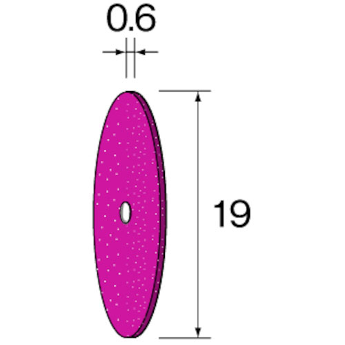 ミニモ　ファイバーストーンホイール　＃１０００　φ１９Ｘ０．６　（２個入）＿