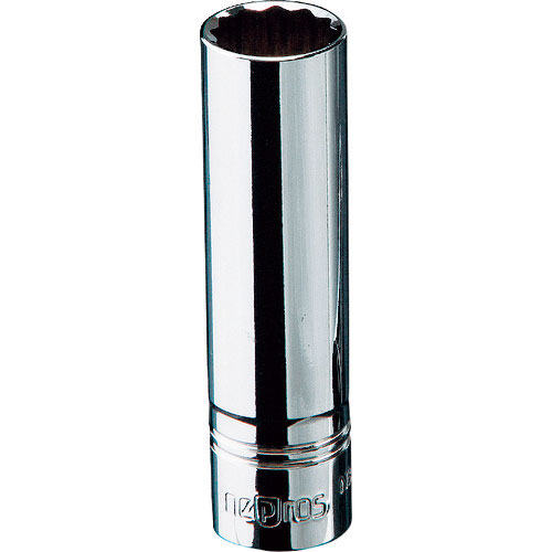 ネプロス　インチ　６．３ｓｑ．ディープソケット（十二角）　対辺寸法７／３２ｉｎｃｈ　全長５０ｍｍ＿