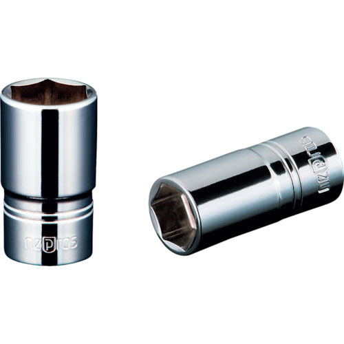 ネプロス　６．３ｓｑ．セミディープソケット（六角）　対辺寸法１１　全長３２＿