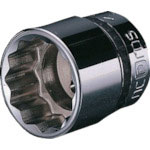 ネプロス　９．５ｓｑ．ソケット（十二角）　対辺寸法１０ｍｍ　差込角９．５ｍｍ＿