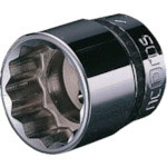 ネプロス　９．５ｓｑ．ソケット（十二角）　対辺寸法１３ｍｍ　差込角９．５ｍｍ＿