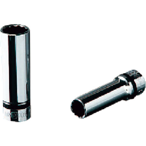 ネプロス　９．５ｓｑ．ディープソケット（十二角）　対辺寸法１／２インチ　全長６０ｍｍ＿