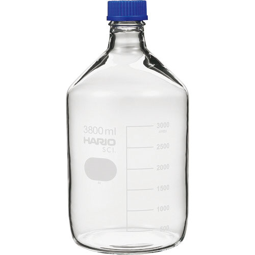 ＨＡＲＩＯ　耐熱ねじ口瓶　３．８００ｍＬ＿