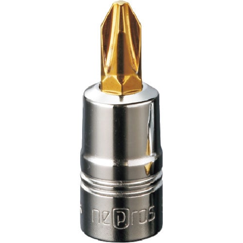 ネプロス　ドライバービットソケット　６．３ｓｑスタッビクロスビットソケット　刃先ＮＯ．１　全長３２．＿