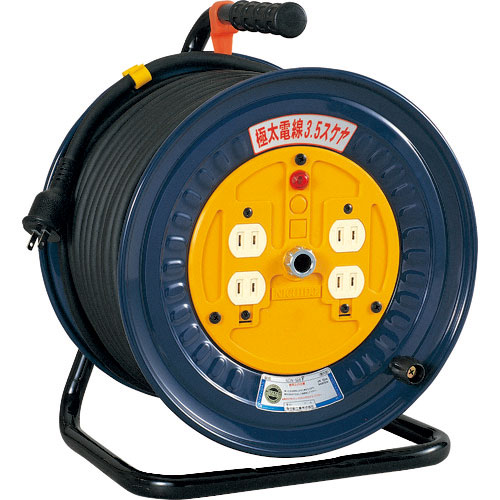 日動　電工ドラム　標準型１００Ｖドラム　２芯　極太電線仕様　５０ｍ＿
