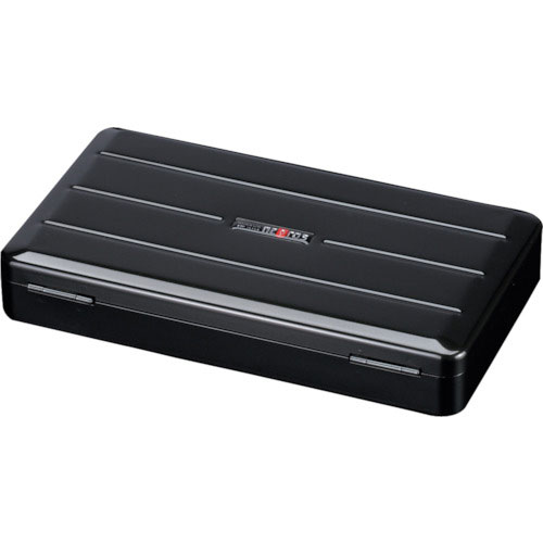 ネプロス　スチール製工具箱　メタルケース　ブラック　間口２７５×奥行１５０×高さ５０ｍｍ＿