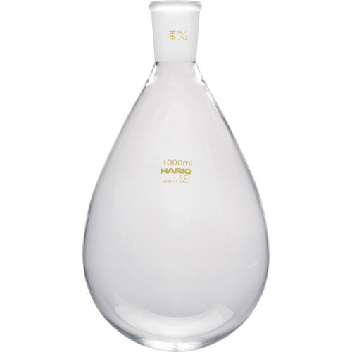 ＨＡＲＩＯ　共通摺合せなすフラスコ　１，０００ｍｌ　ＴＳ２９／４２＿