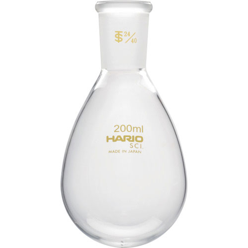 ＨＡＲＩＯ　共通摺合せなすフラスコ　２００ｍｌ　ＴＳ２４／４０＿