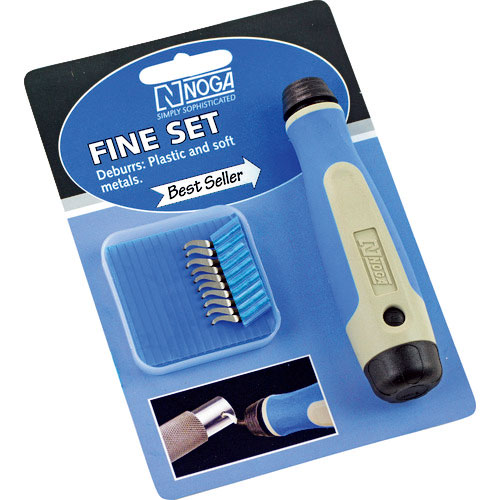 ＮＯＧＡ　バリ取り工具　ノガバー精密Ｎセット（Ｎ１５０ブレード１０本付）＿