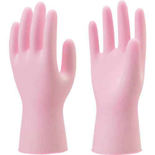 ショーワ　ニトリルゴム使い捨て手袋　ナイスハンド　きれいな手　つかいきりグローブ　ニトリルゴム　５０　ピンク　Ｌ＿