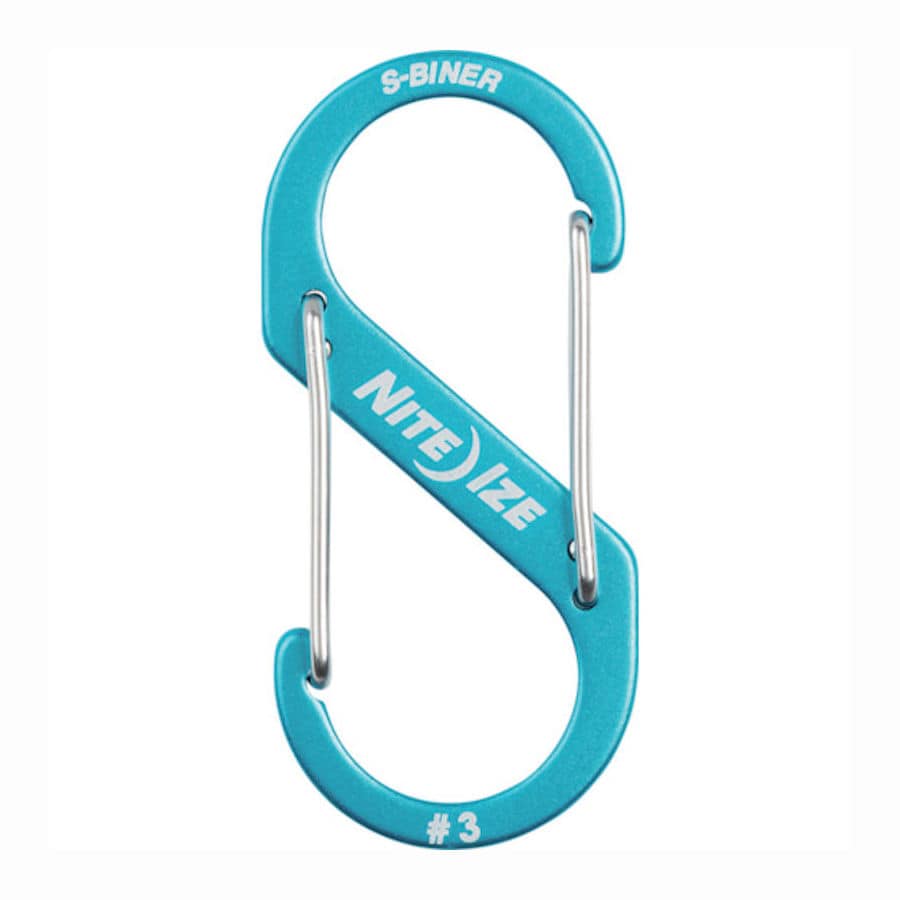 ＮｉｔｅＩｚｅ　エスビナー　アルミニウム　＃３　ブルー　カラビナ＿