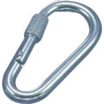 水本　ステンレス　ナス型カラビナ　線径８ｍｍ長さ８１ｍｍ＿