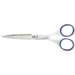 プラス　３４７２４）ステンレスハサミ　ＮＯ．１６５　ブルー＿