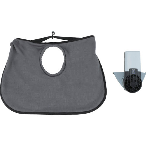 トーヨーセフティ　防暑タレ付きヘルメット取付式送風機Ｗｉｎｄｙ３プラス＿