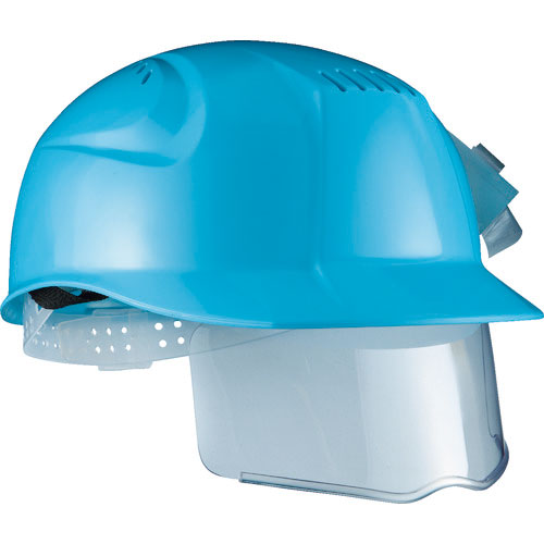 トーヨーセフティ　シールドレンズ付き　ケーボープラス　水色＿