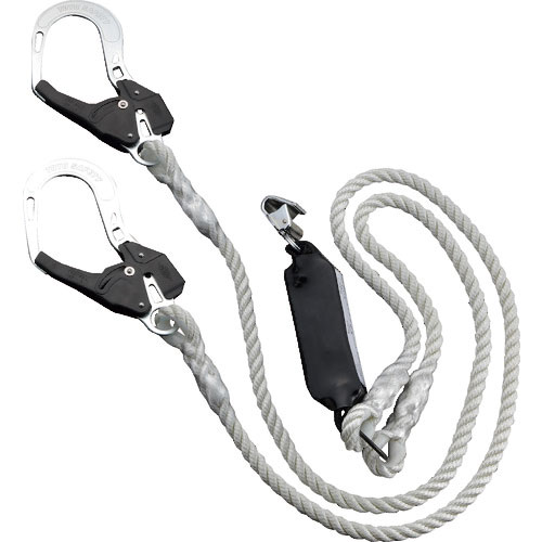 トーヨーセフティ　フルハーネス型取替用ロープ式Ｗランヤード（タイプ１）＿