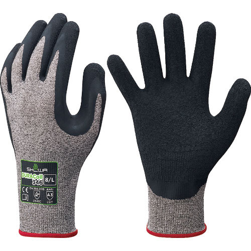 ショーワ　耐切創手袋　ＮＯ３４６　デュラコイル３４６　グレー　ＸＬサイズ＿