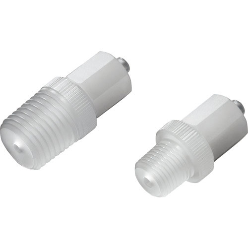 フロンケミカル　ＰＣＴＦＥオス・ルアーロック継手　Ｒ１／８　オリフィスΦ２．５＿