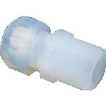 フロンケミカル　ＰＦＡメイル・コネクター（ソロバン型シール）ＳＦＨ－６－Ｒ３／８＿